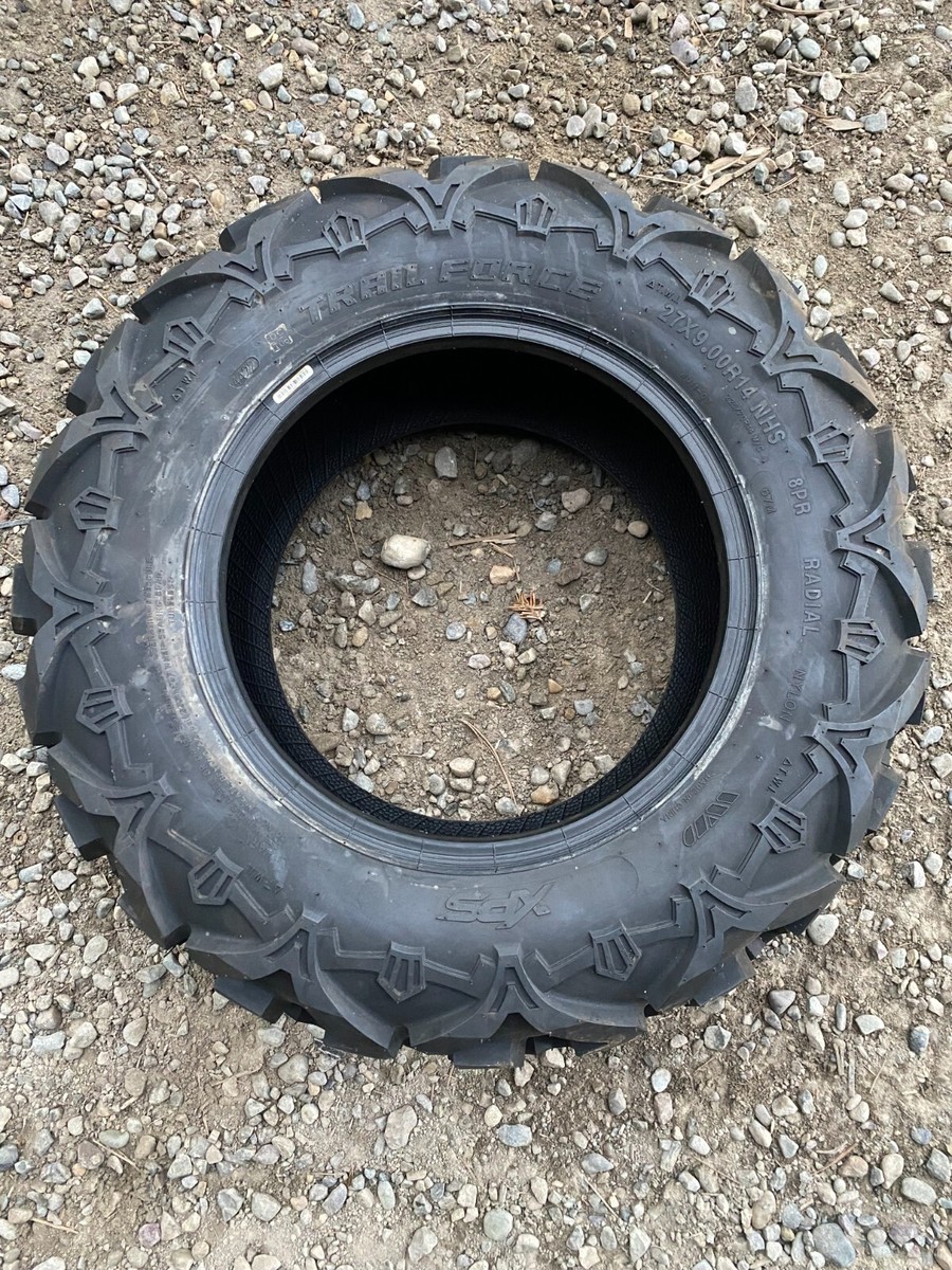 XPS Trail Force 27X9.00R14 Front Commander Tire | Black | 15.9 lb