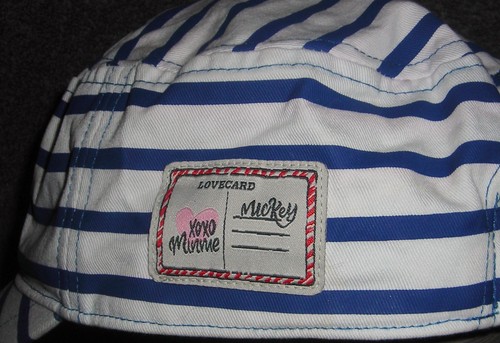 DISNEY MICKEY MOUSE LOVE OLD FASHION STYLE EMBROIDERED ADJUSTABLE BASEBALL CAP - Picture 2 of 2
