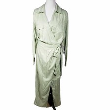 Fashion Nova Plus 2X Sage Green Easy Love Maxi Dress NWT AS IS