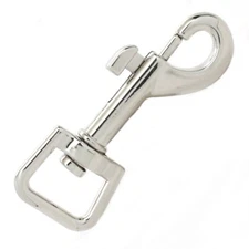 Bolt Action Leash Snap Hook Clip Nickel Plate 5/8" 15266-02