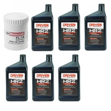 Driven Racing Oil High Zinc Oil Change Kit HR2 Conventional 10W-30 Bronco V8 ...
