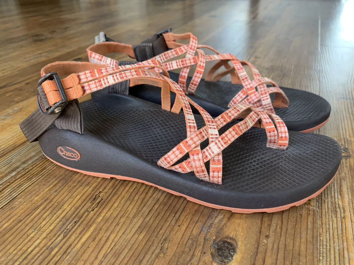 Chaco Strappy Chacos Z Cloud Sandals Tangerine Open Toe Womens size 11