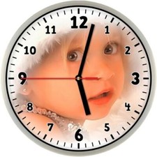 #293 Wanduhr » Foto-Uhr mit eigenem Bild « optional mit lautlosem Uhrwerk