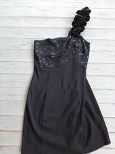 Women's Alyn Paige New York Black Sequin Dress Size 9/10