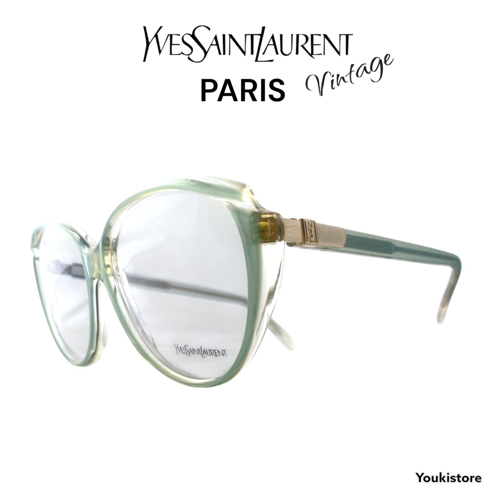 YVES SAINT LAURENT PARIS occhiali da vista MEMPHIS 615 RARE VINTAGE 80s France