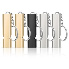 5 Pack Emergency Survival Whistles Dual Tubes for Hiking Camping Boating Coach