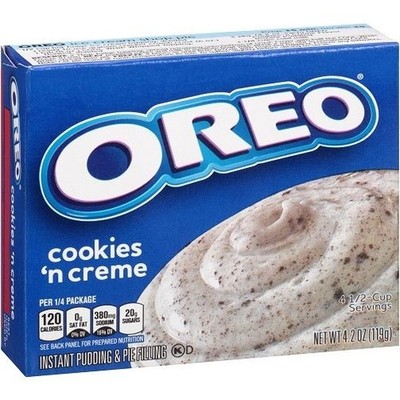 Jell-O Oreo Cookies 'N Creme Instant Pudding & Pie Filling