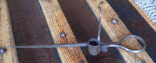 Original 1800's 11" Antique Miners Sticking Tommy Candlestick