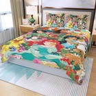 Disney Princess Characters Print Duvet Cover Set (3Pcs) Quilt Cover & Pillowcase