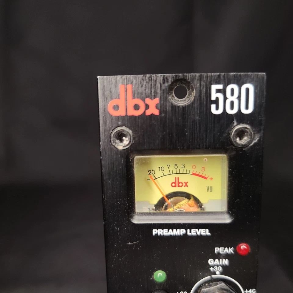 DBX 580 500 Series Microphone Preamp Preamplifier Read - Image 3 of 4