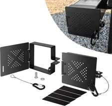 4" 2-Pack For Most RV Square Rubber Bumper Plug End Cap Cover RV Camper Trailer