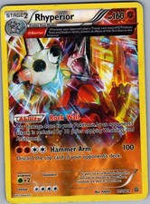 Rhyperior 77/160 Rare Primal Clash Pokemon Reverse Holo Moderately Played on eBay