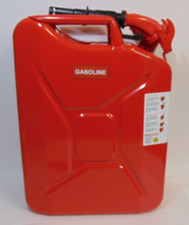 Wavian Jerry Can 5 Gal 20 Liter With Spout Red Gasoline Leakproof Alloy Steel