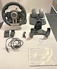 Serafim R1+ Racing Wheel - Comp. w/ Xbox ONE, PS4, PS3, Switch, PC, iOS, Android