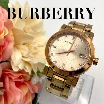 375 Rare Burberry BU9126 Quartz Diamond Nova Check