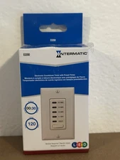 Intermatic EI200 Electric Timer 5-30 min Ivory 15A 120VAC Light/Fan Auto Switch