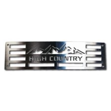 High Country Bumper Grille Insert - Brushed SS fits 2015-2019 Chevy 2500 3500 HD