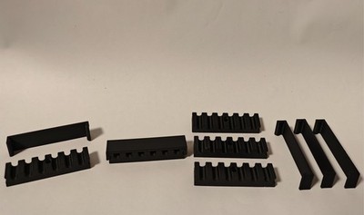 Kabel Befestigungs Clips schwarz Cable Clips Kleben Schrauben Management SetPro