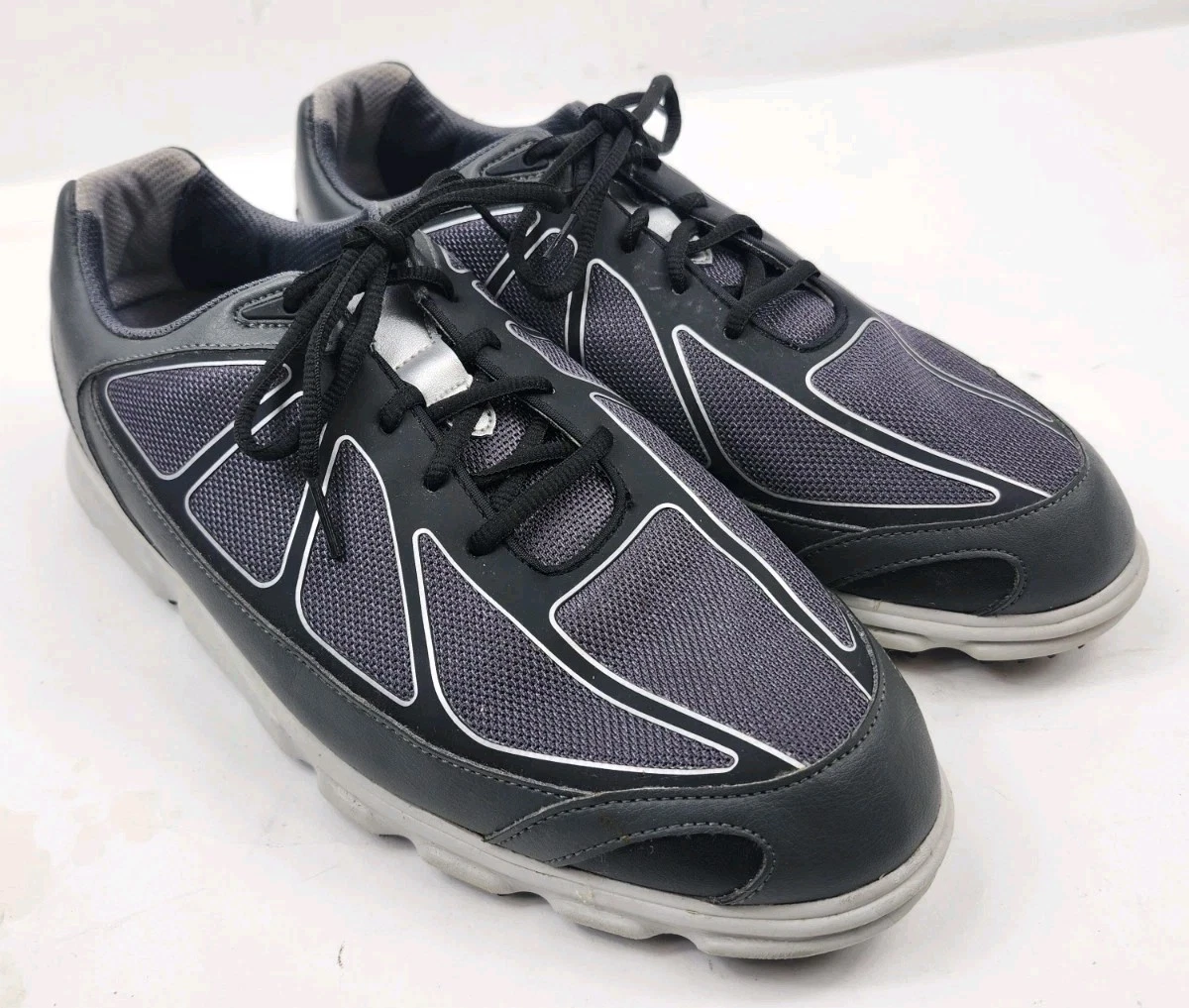 Footjoy Professional Mens Golf Shoes Black & Brown Reptile Size 10.5 M FootJoy ProLite Golf Shoes Black/Gray 56922 - Carl main image 2