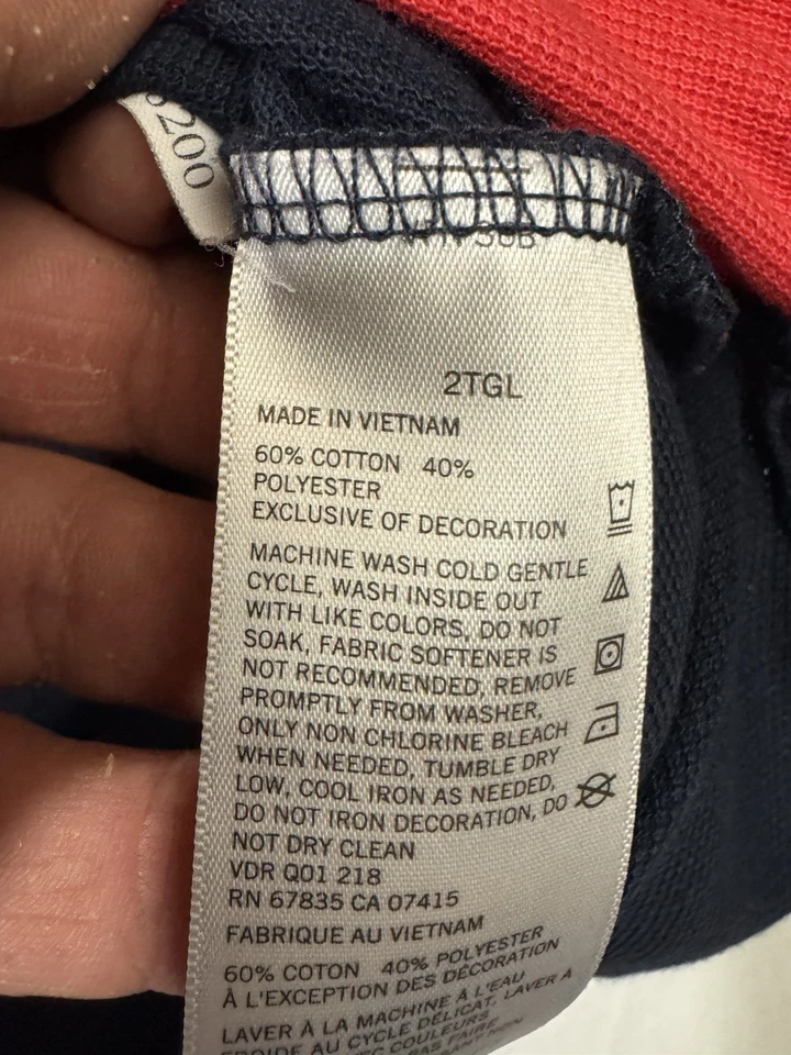 Camisa polo Nautica que absorbe la humedad bloque de color firma para hombre 2XLT grande y alta Foto 4 de 4