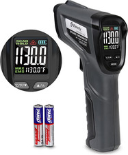 Temperature Gun Infrared Thermometer -58 F 1130 F, Digital Laser Heat Gun with A