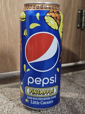 2023 Pepsi Pineapple Little Caesars 16oz Can Empty Limited Edition