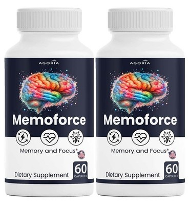 Memoforce MAX Brain Health for Memory, Cognitive Health & Wellness (2 Pack)