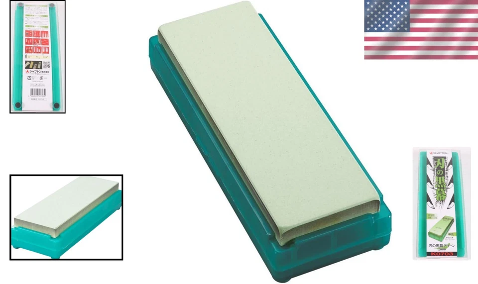 Hoja Piedra de afilar verde - Afilador de cuchillos profesional Foto 2 de 4