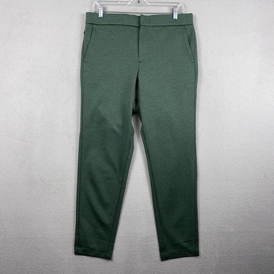 Bonobos All Week Flex Pants Men s M Green Zip Pocket Stretch Wicking Athleisure