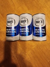 Lot of 3 Cans Magic Shaving Powder - Regular Strength 5oz - SoftSheen Carson