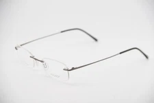 NEW MARCHON AIRLOCK 760/10 34 GRAY BLACK AUTHENTIC FRAMES EYEGLASSES 48-21