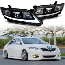 Pair Vland Led Headlights Assembly For 2010-2011 Toyota Camry Base Le Se Xle Pair Vland Led Headlights Assembly For 2010-2011 Toyota Camry Base Le Se Xle