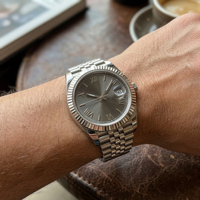 Automatic 39mm Steel Watch NH35 Silver Dial Sapphire primemods