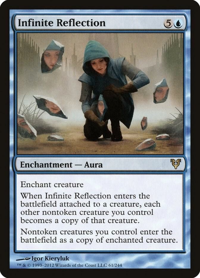 Infinite Reflection 61 Rare Avacyn Restored Magic: The Gathering LP