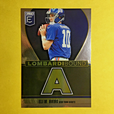 2025 Donruss Elite Eli Manning Card 10 Lombardi Bound  A  Lavender NY Giants