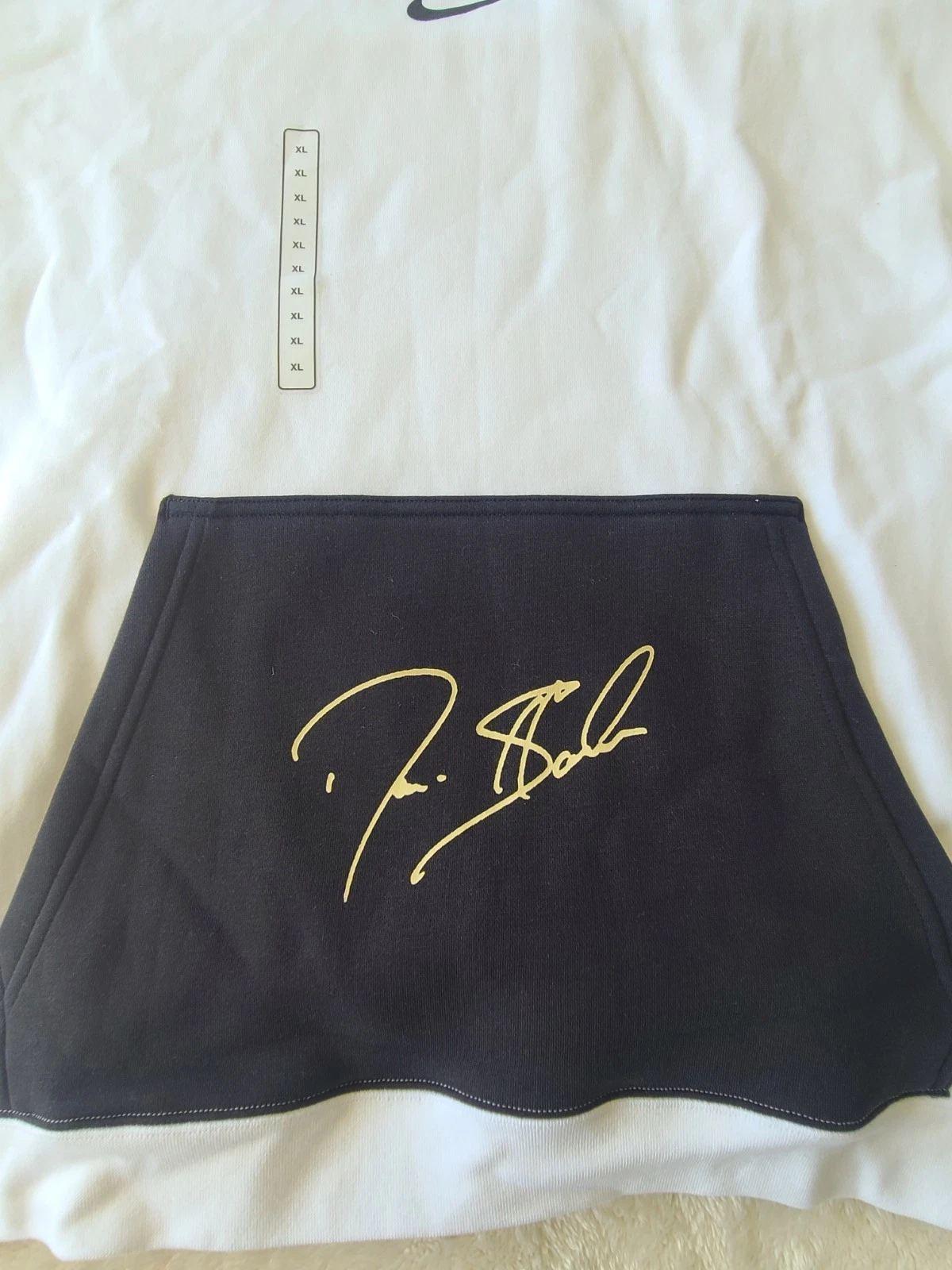 Felpa con cappuccio Nike Coach Prime 2.0 bianca Club Deion Sanders nuova con etichetta taglia XL