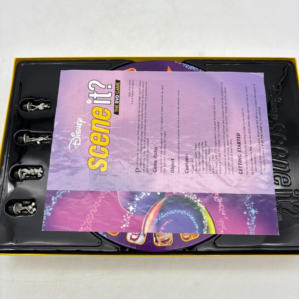 Disney Scene It DVD Game COMPLETE ScreenLife 2004 Pixar Movies Trivia - Image 3 of 4