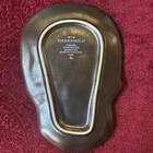 Skull shaped Stoneware appetizer / desert plate Threshold Halloween 2019 pewter — photo 2