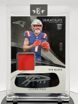 2024 Panini Immaculate Rookie Ja lynn Polk /99 Eye Black Auto Patch #EYE-JAP