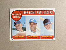 1969 Topps #5 AL Home Run Leaders/Frank Howard/Willie Horton/Ken Harrelson EX+