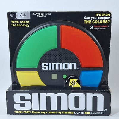 #ad NEW Hasbro SIMON Classic Electronic Memory Game Lights amp; Sound Q FREE SHIPPING $27.90