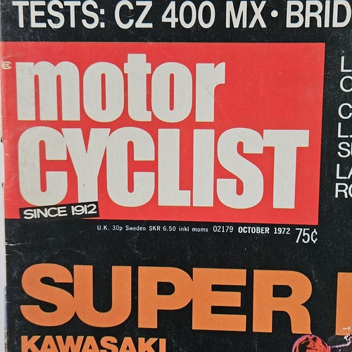 Motorradfahrer Motorrad Magazin Oktober 1972 CZ 400 MX Kawasaki DOHC 900 - Bild 2 von 14