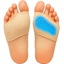 Metatarsal Pads for Men  Women   1 Pair 2 Sleeves Gel Cushions for Ball of...