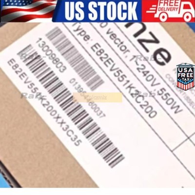 US Free TAX NEW LENZE E82EV551K2C200 PLC FREQUENCY INVERTER 8200 VECTOR 0.55kW