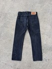 2000s Y2K Levis 501 Jeans - 29x30 Black Cotton Button fly straight leg classic  — photo 2