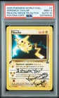 2000 POKEMON PIKACHU WORLD COLL DUTCH #4 PIKACHU MOVIE PROMO PSA 9 AUTO 10