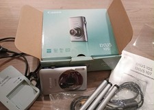 Canon IXUS 105 12.1MP Appareil Photo en Boîte - Parfait État