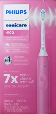 Philips Sonicare 4100 Power Toothbrush Pink Rechargeable Electric