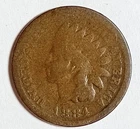 Indian Head Penny Lot of "1" VERY NICE 1884 GOOD OR BETTER°$ FREE SHIPPING $#580