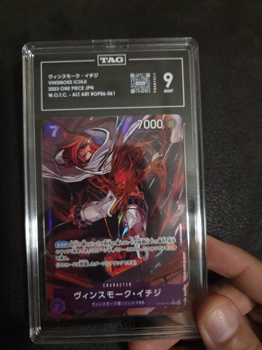 Vinsmoke Ichiji (Alternate Art) graded TAG 9 for sale on eBay